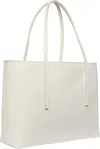 Calvin Klein EMBLEM AOP SMALL TOTE Kadın Beyaz El Çanta