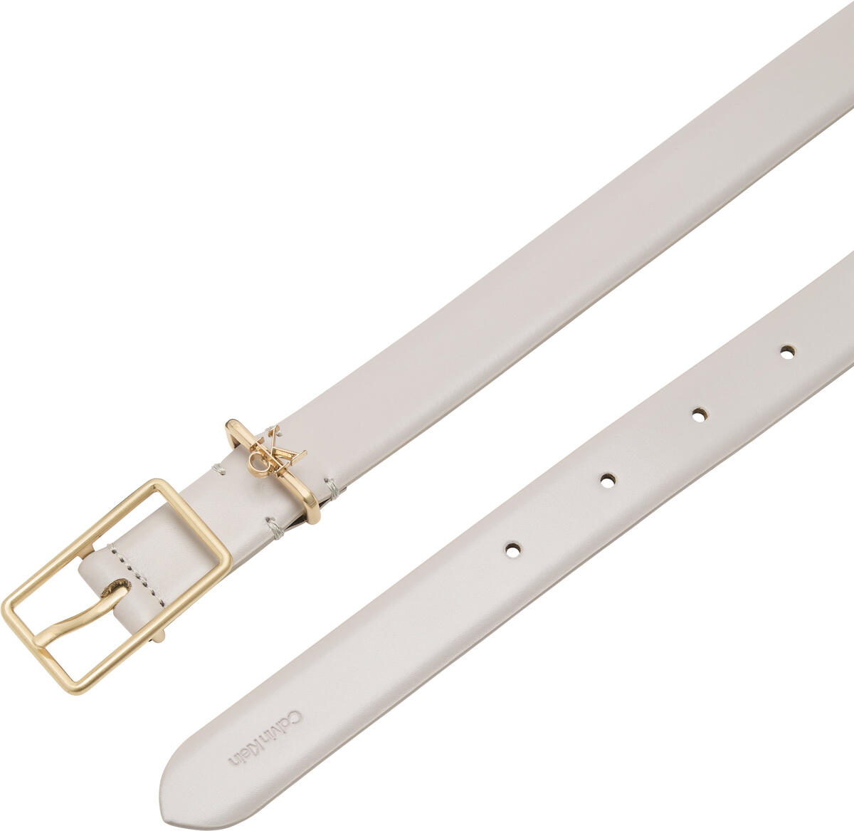 Calvin Klein SQUARE BUCKLE CK LOOP 25MM Gri Kadın Kemer Calvin Klein SQUARE BUCKLE CK LOOP 25MM Gri Kadın Kemer