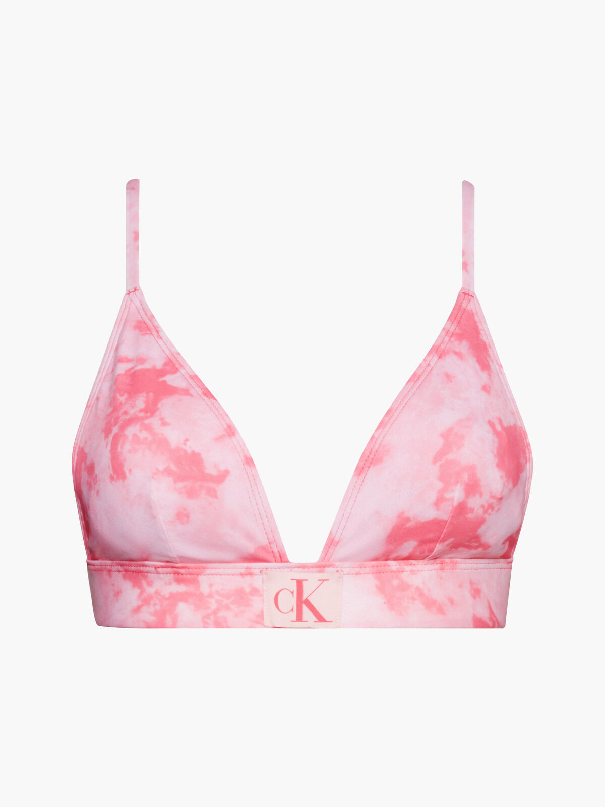 Calvin Klein FIXED TRIANGLE-RP-PR Kadın Pembe Bikini Üstü