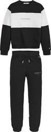 Calvin Klein COLOR BLOCK HWK SET Erkek Siyah Eşofman Takımı