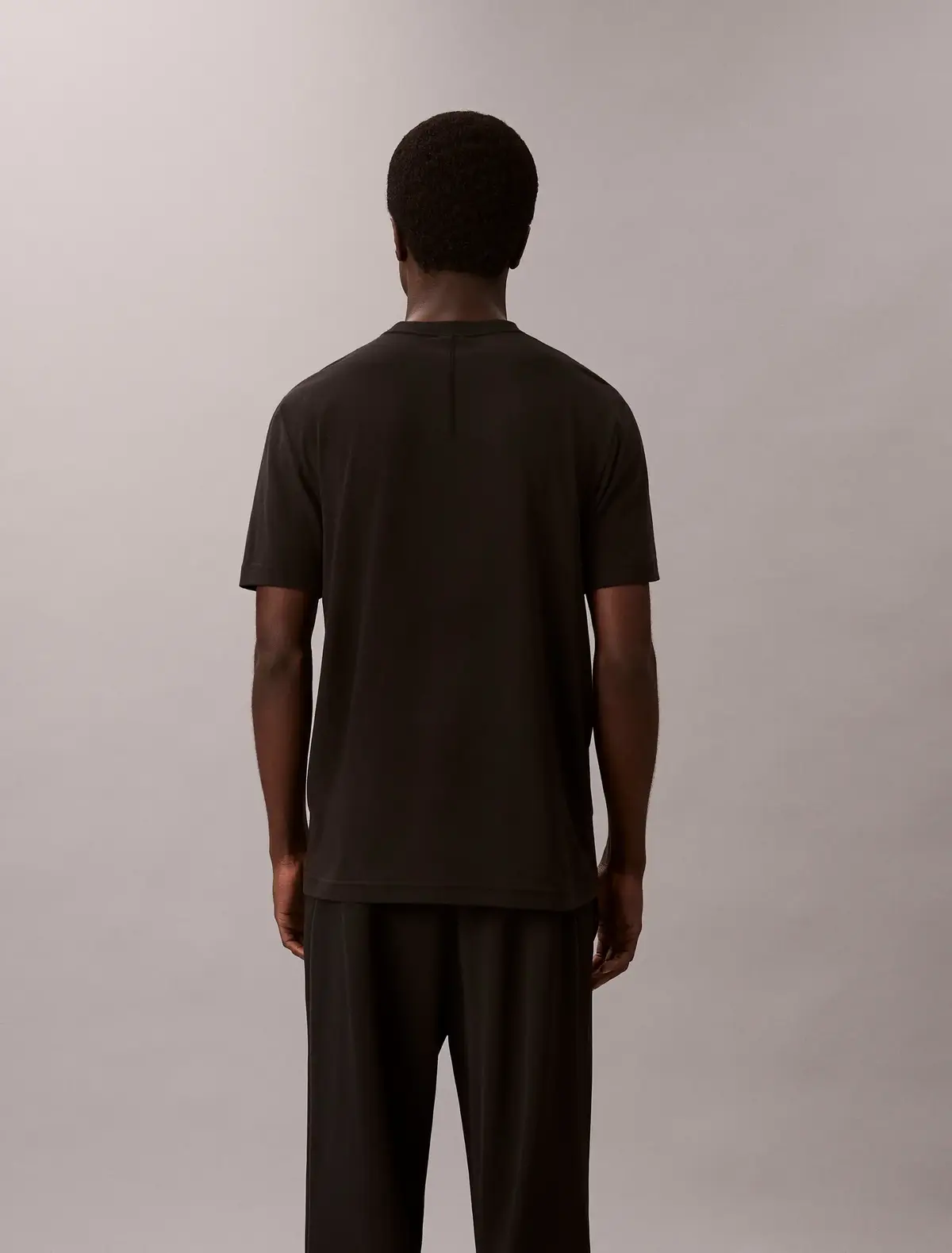 Calvin Klein LIFESTYLE SS TEE, UB1 Siyah Erkek T-Shirt