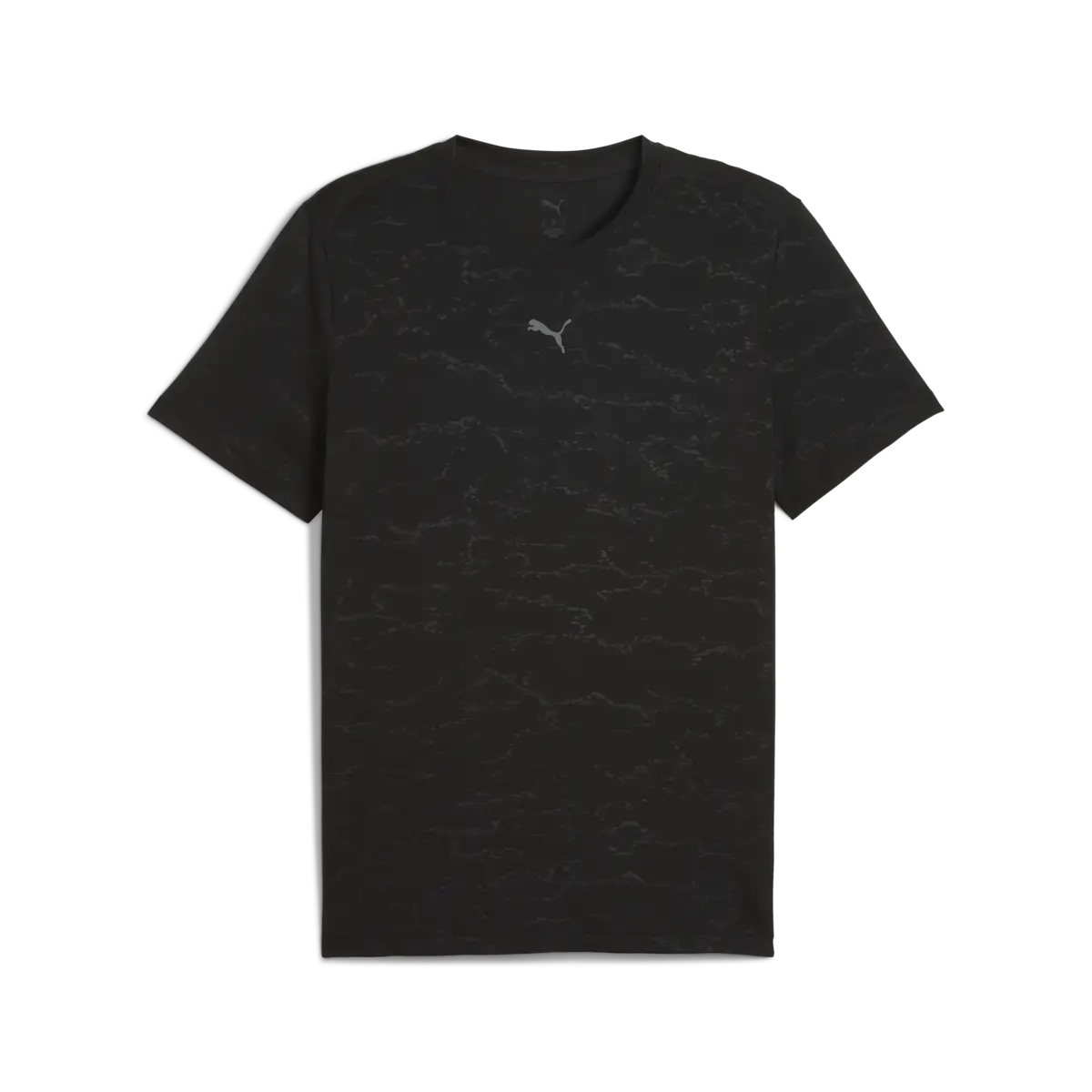 Puma M CLOUDSPUN EMBOSS TEE Siyah Erkek T-Shirt & Polo