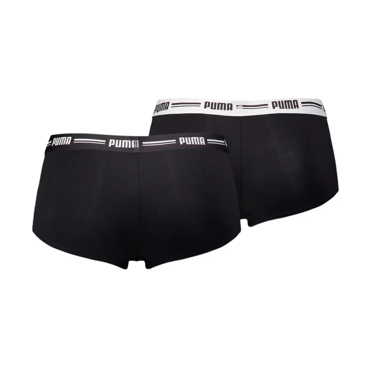 Puma PUMA WOMEN MINI SHORT 2P HANG black Siyah Erkek 2'li Boxer