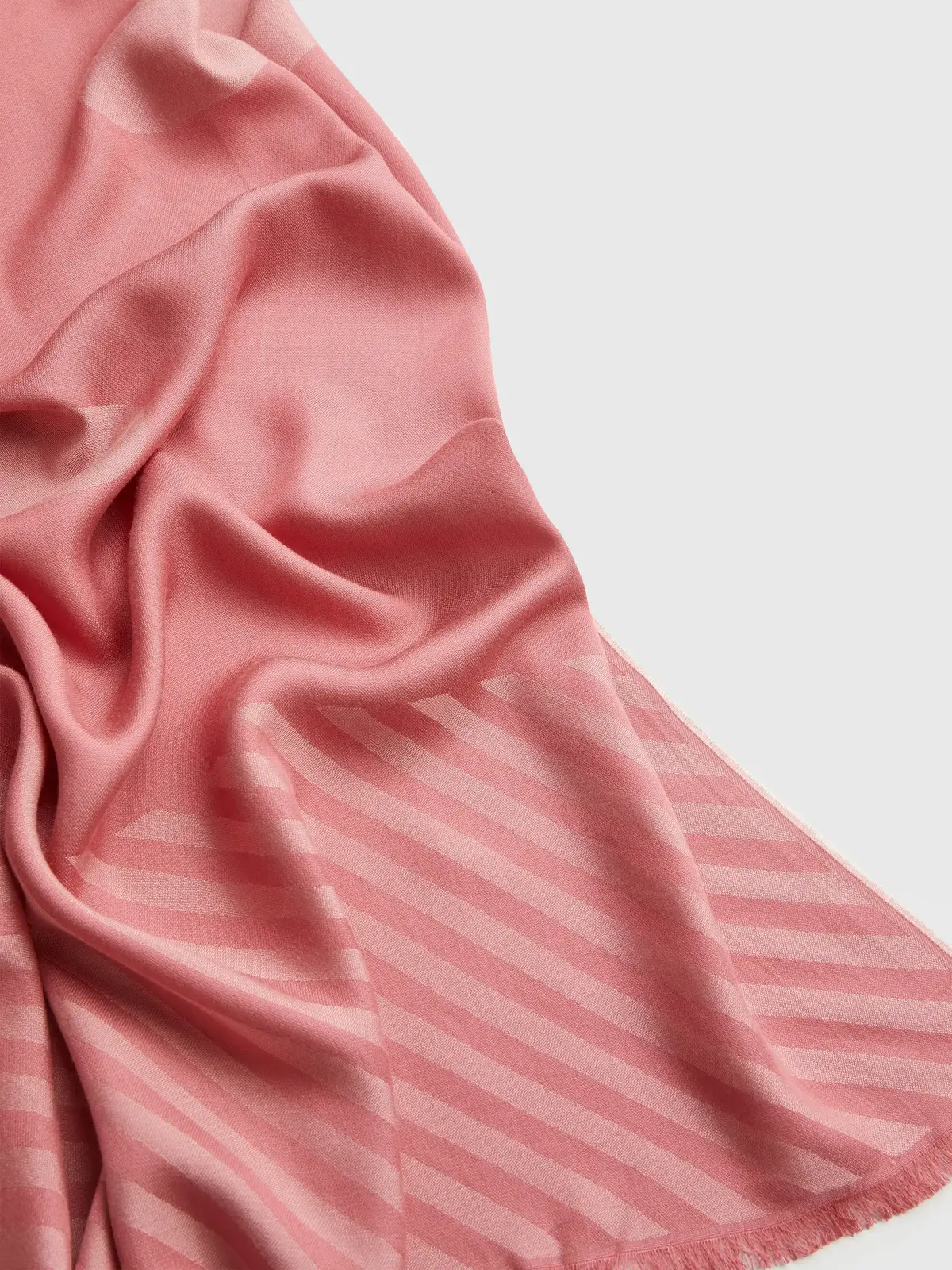 Tommy Hilfiger TH OUTLINE SCARF MIC Kadın Pembe Atkı