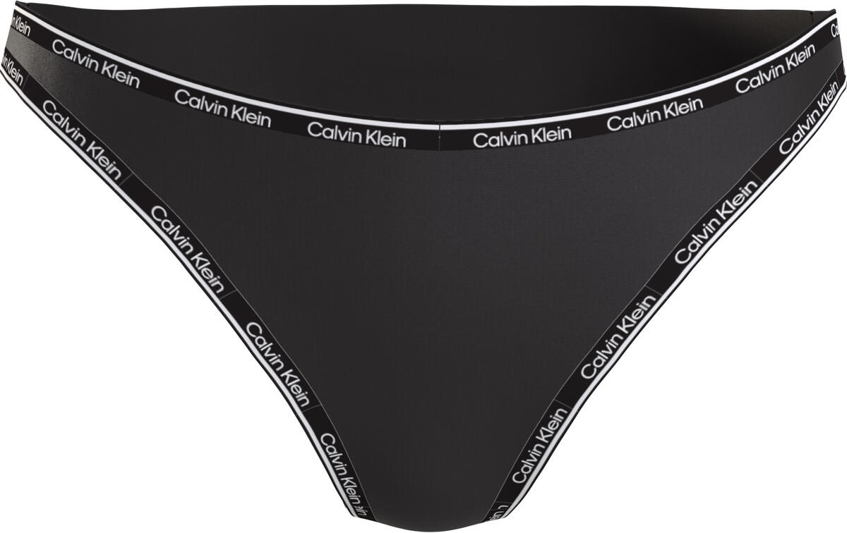 Calvin Klein HIGH LEG CHEEKY BIKI Kadın Siyah Bikini Altı
