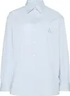 Calvin Klein POPLIN RELAXED SHIRT Kadın Mavi Gömlek