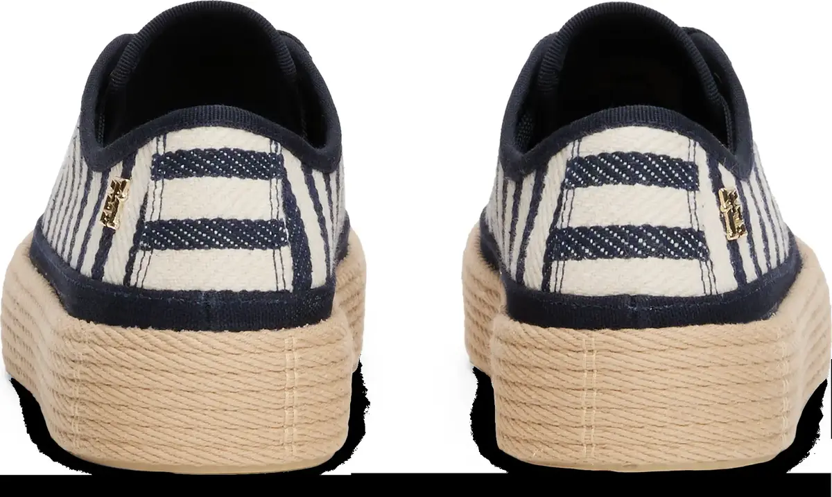 Tommy Hilfiger VULC ROPE SNEAKER IT, 0GZ Lacivert Kadın Spor Ayakkabı & Sneaker