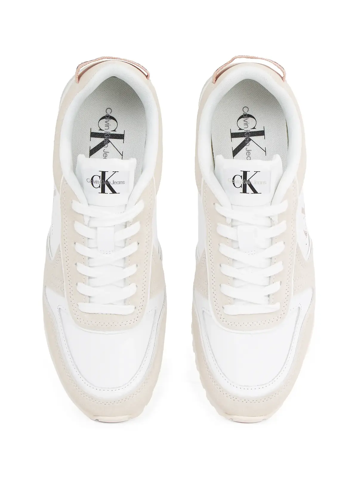 Calvin Klein TOOTHY RUNNER IRREGU Beyaz Kadın Günlük Spor Ayakkabı
