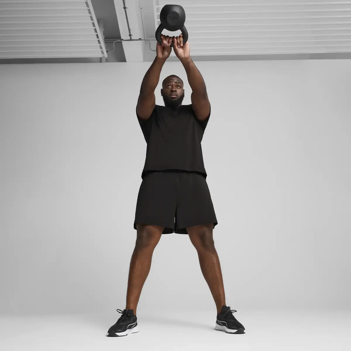 Puma M TAD ESS SOLID CAT TEE LC Siyah Erkek T-Shirt