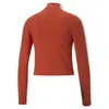 Puma T7 Cropped Slim Ls Tee Kırmızı Kadın T-Shirt