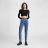 Calvin Klein AUTHENTIC SLIM STRAI, 1A4 Mavi Kadın Kot Pantolon