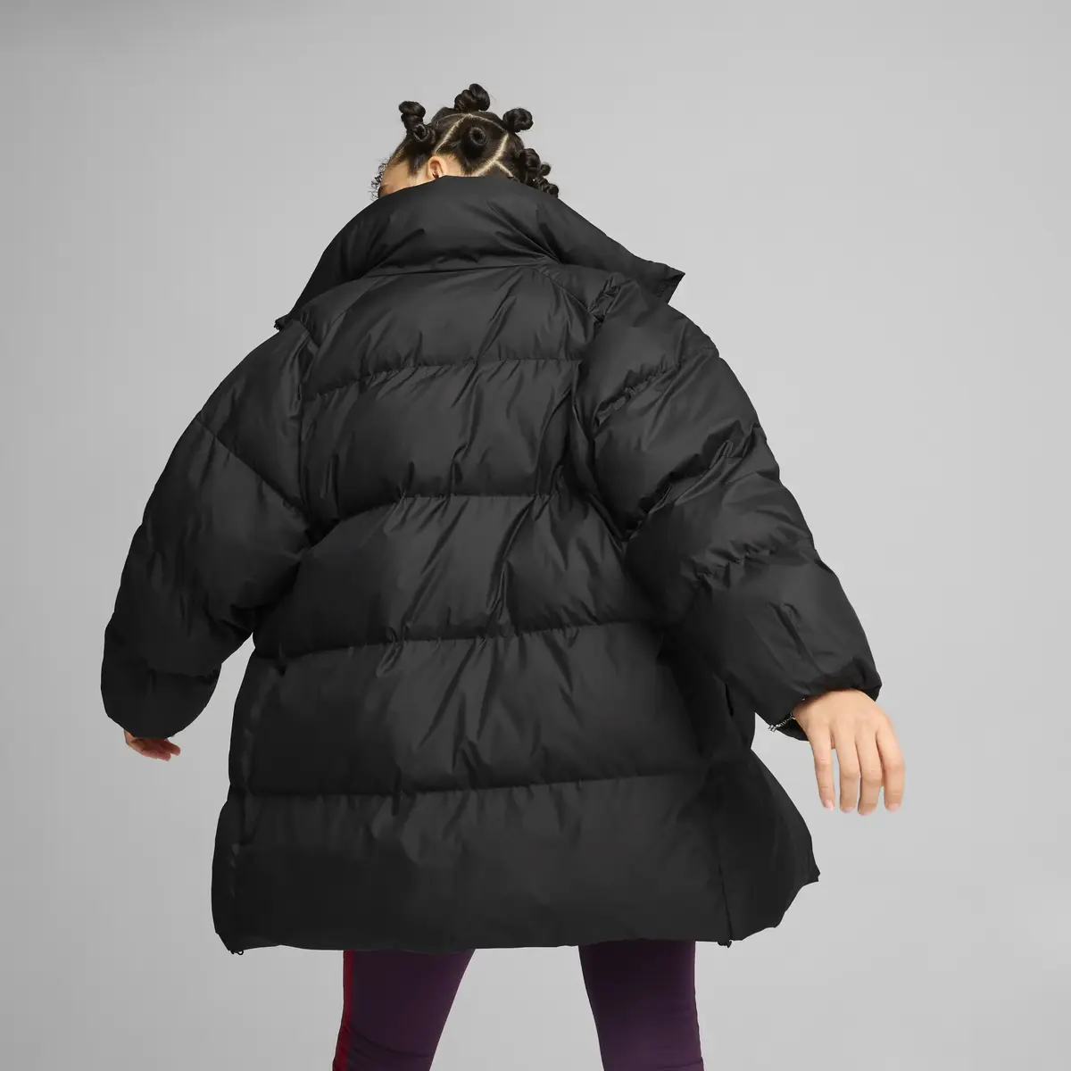 Puma Oversized Puffer Jacket Siyah Kadın Mont