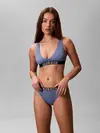 Calvin Klein SCOOP BRALETTE Mavi Bralet Bikini Üst