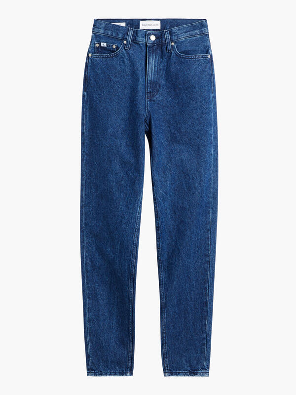 Calvin Klein MOM JEAN Kadın Mavi Kot Pantolon