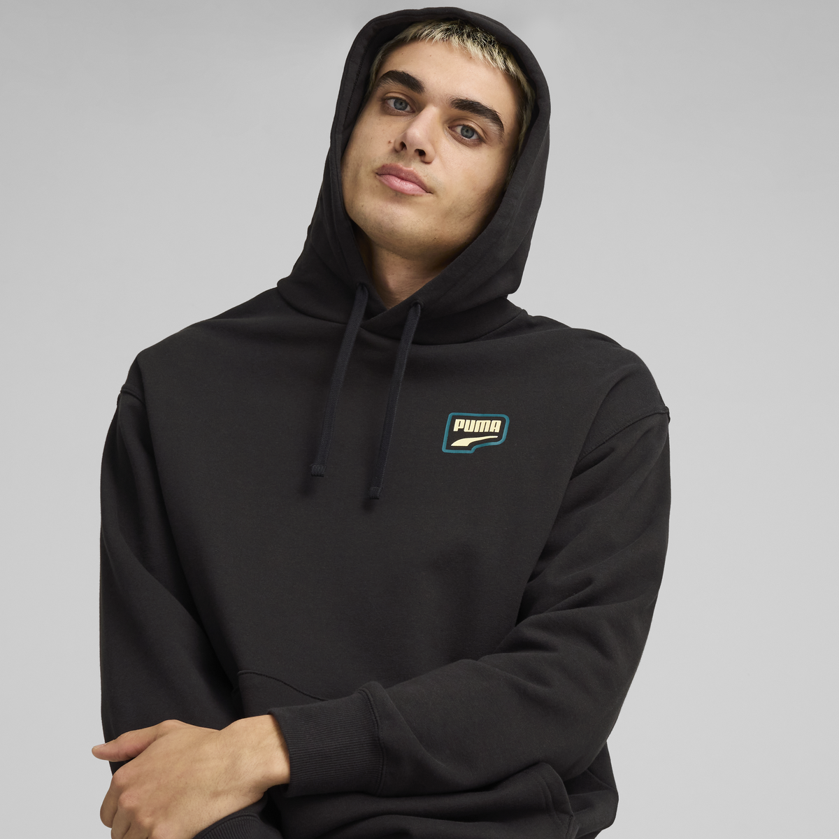Puma DOWNTOWN Graphic Hoodie Siyah Erkek Sweatshirt