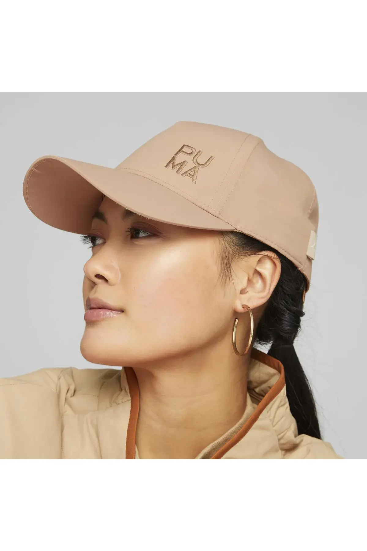 Puma Infuse Ponytail Bej Unisex Şapka