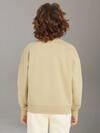 Calvin Klein MAXI HERO FLOCK LOGO, RAE Çocuk Bej Sweatshirt