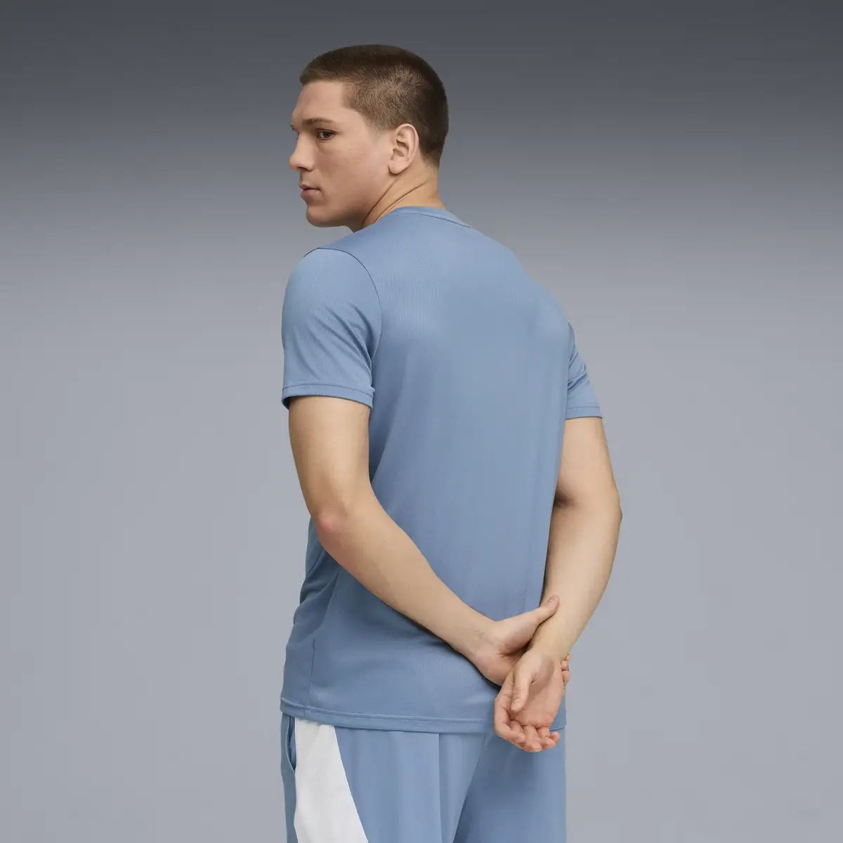 Puma M TAD Ess Poly Texture Tee Erkek T-Shirt & Polo