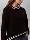 WOVEN LABEL CREWNECK, UB1