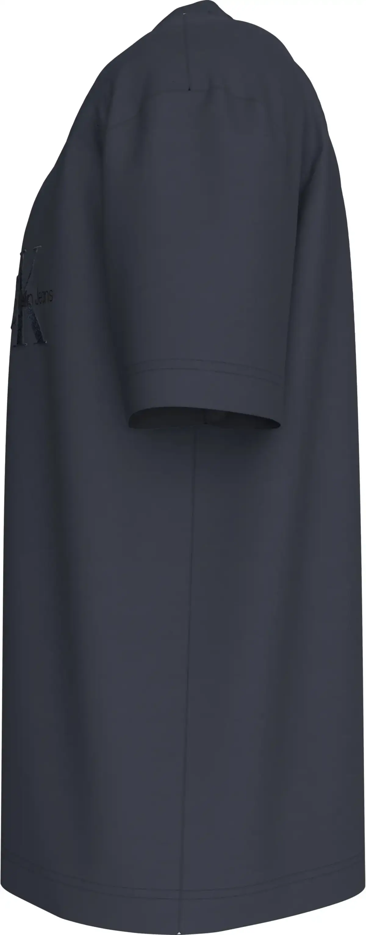 Calvin Klein BRISTLE MONOLOGO TEE, CGE Gri Erkek T-Shirt & Polo