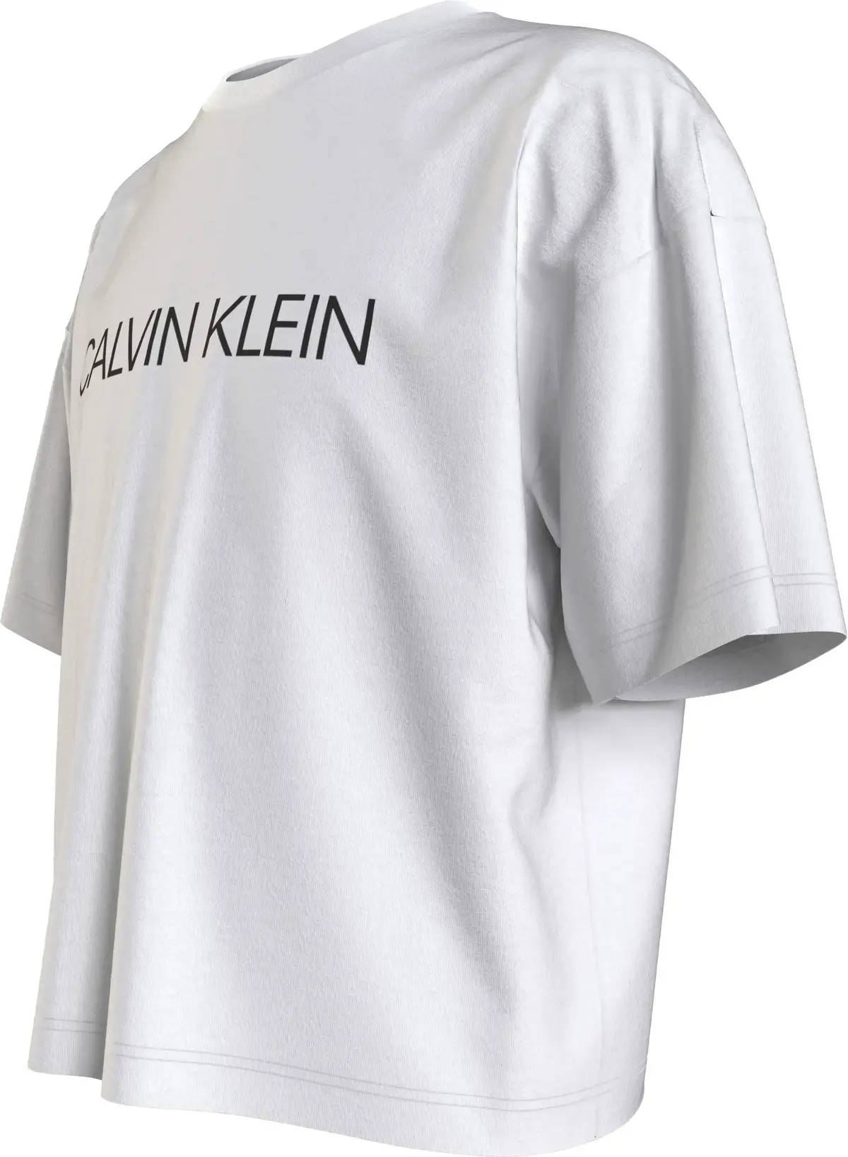 Calvin Klein INSTITUTIONAL LOGO B Kadın Beyaz T-Shirt