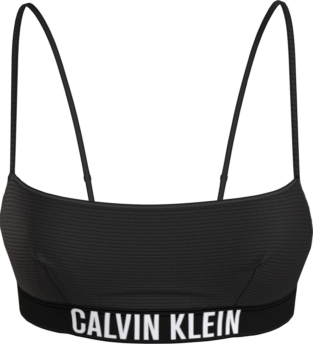 Calvin Klein BRALETTE-RP Kadın Siyah Bikini Üstü
