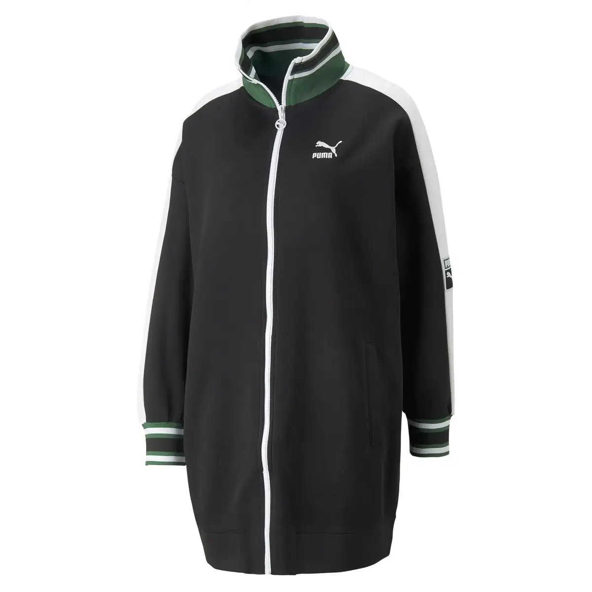 Puma T7 ARCHIVE REMASTERED Track Jacket Siyah Kadın Fermuarlı Sweatshirt