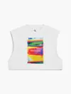 Calvin Klein GRAPHIC MUSCLE TEE Erkek Beyaz T-Shirt
