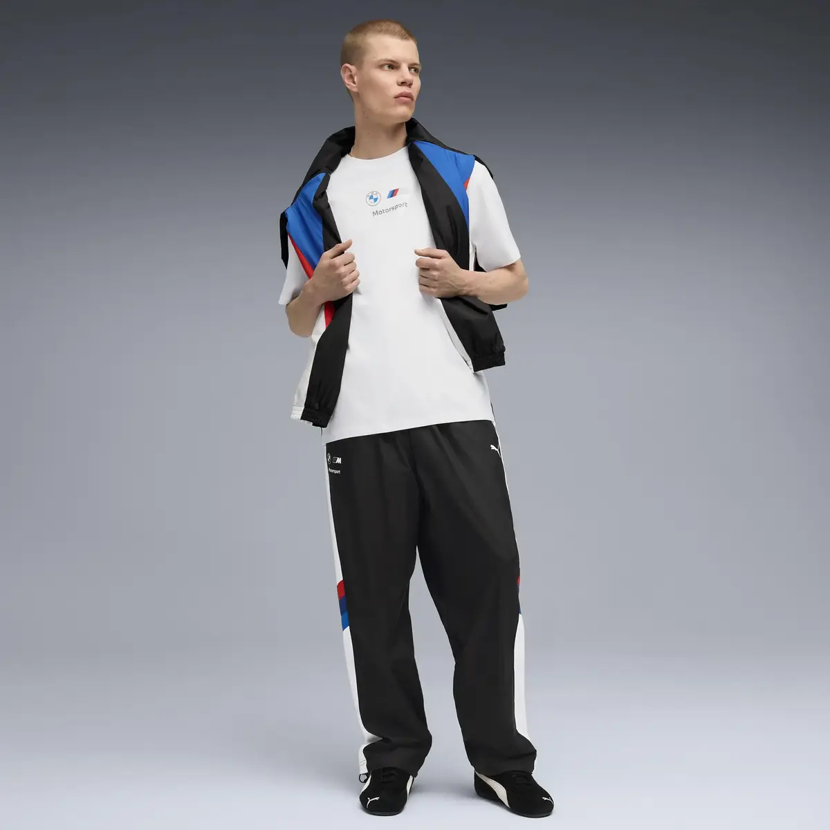 Puma BMW MMS ESS+ Logo Tee II Beyaz Erkek T-Shirt