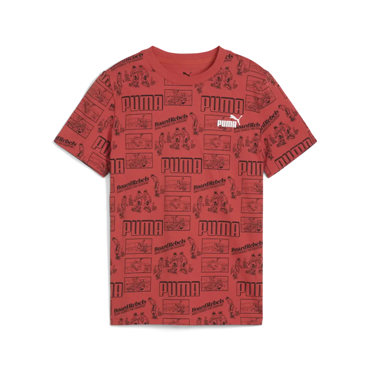 Puma MID90S AOP Tee Kırmızı Unisex T-Shirt & Polo