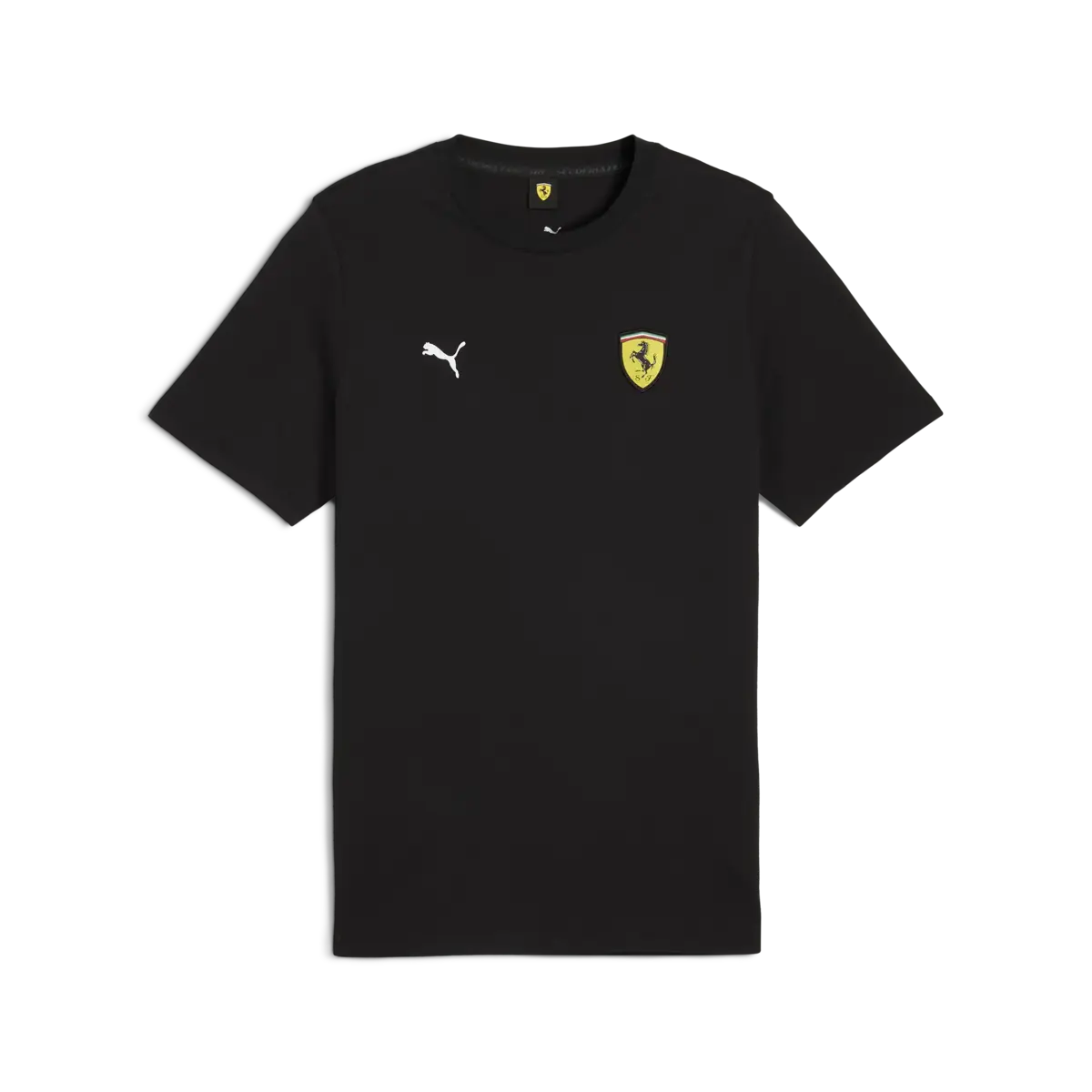 Puma Ferrari Race Clr Shield Tee Siyah Erkek T-Shirt