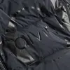 Calvin Klein SIDE MONOLOGO COCOON Kadın Siyah Şişme Mont