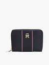 Tommy Hilfiger POPPY MED ZA CORP, DW6 Lacivert Kadın Cüzdan