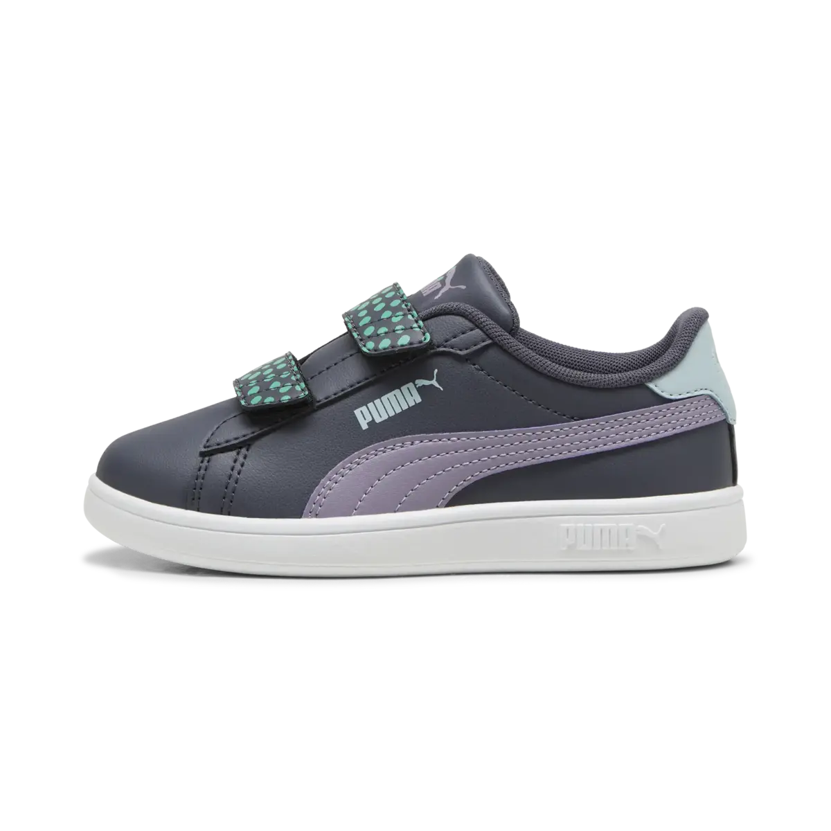 Puma Smash 3.0 Puma FC V PS Mor Çocuk Spor Ayakkabı