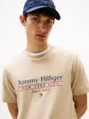 Tommy Hilfiger HILFIGER CENTER STAC, RBT Bej Erkek T-Shirt & Polo