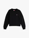 Tommy Hilfiger TJW BXY BADGE CREW, BDS Siyah Kadın Sweatshirt