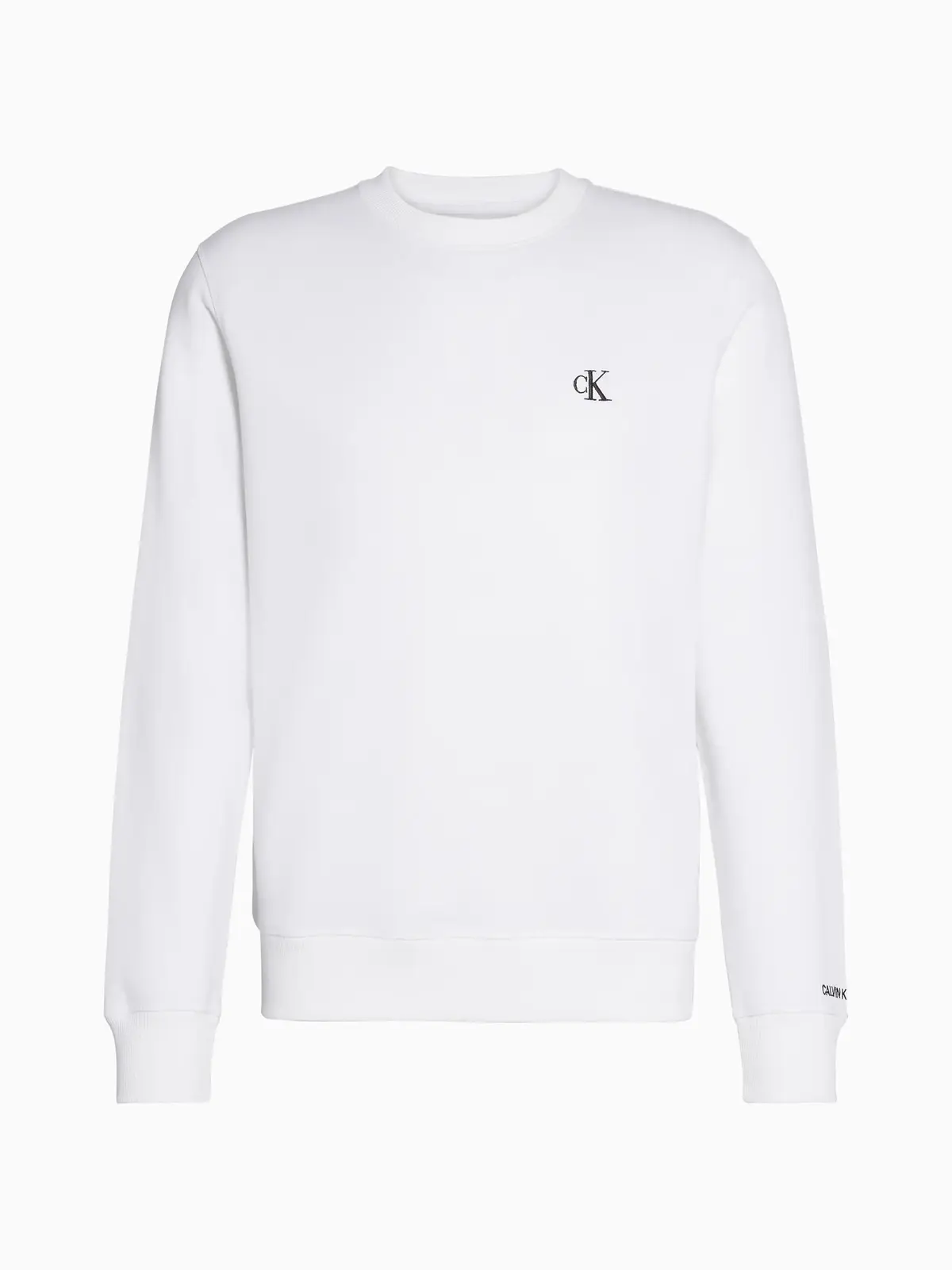 Calvin Klein Beyaz Erkek Sweatshirt & Hoodie