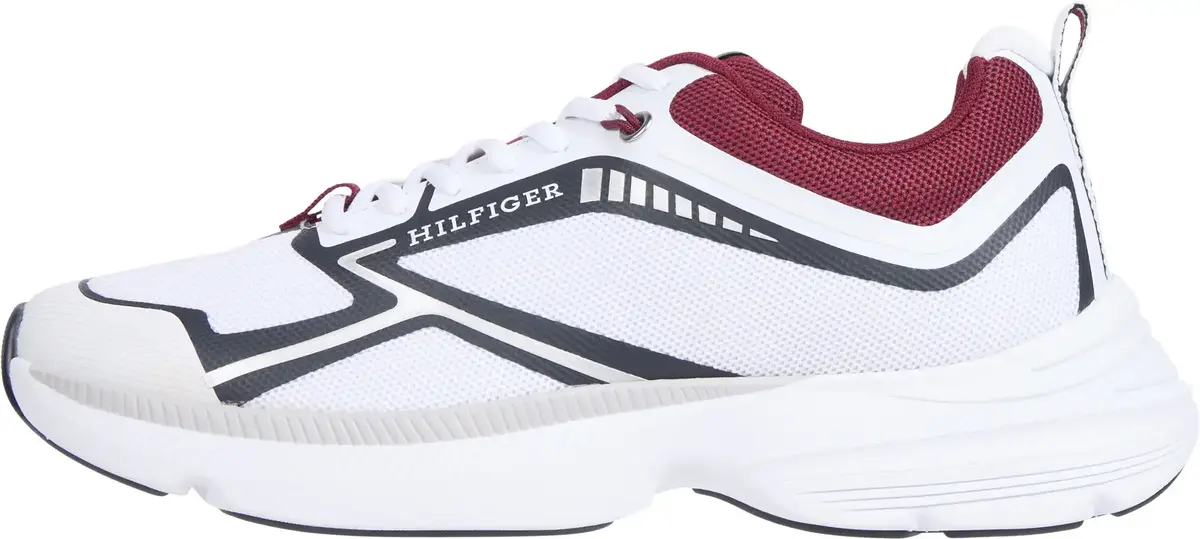 Tommy Hilfiger TH DYNAFAST TECH, DW5 Beyaz Erkek Spor Ayakkabı & Sneaker
