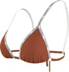 Calvin Klein TRIANGLE-RP Kadın Kahverengi Bikini Üstü