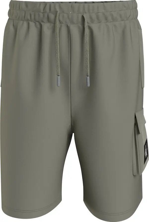 Calvin Klein BADGE JOGGER CARGO S Erkek Gri Şort