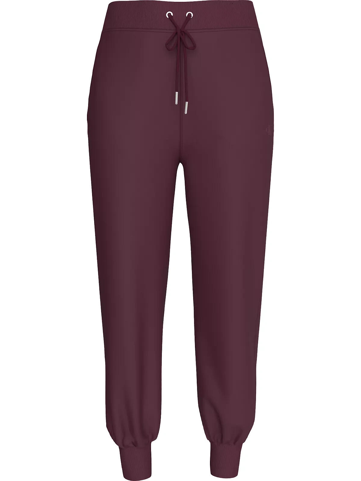 Calvin Klein ARCHIVE LOGO FRENCH TERRY SLIM J Kadın Bordo Eşofman Altı