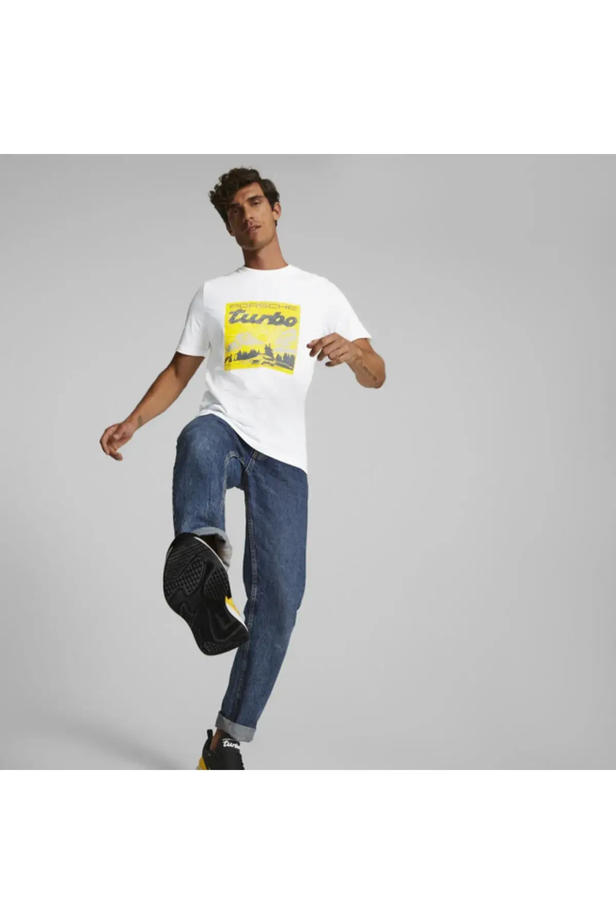 Puma Pl Graphic Tee 2 Beyaz Erkek T-Shirt