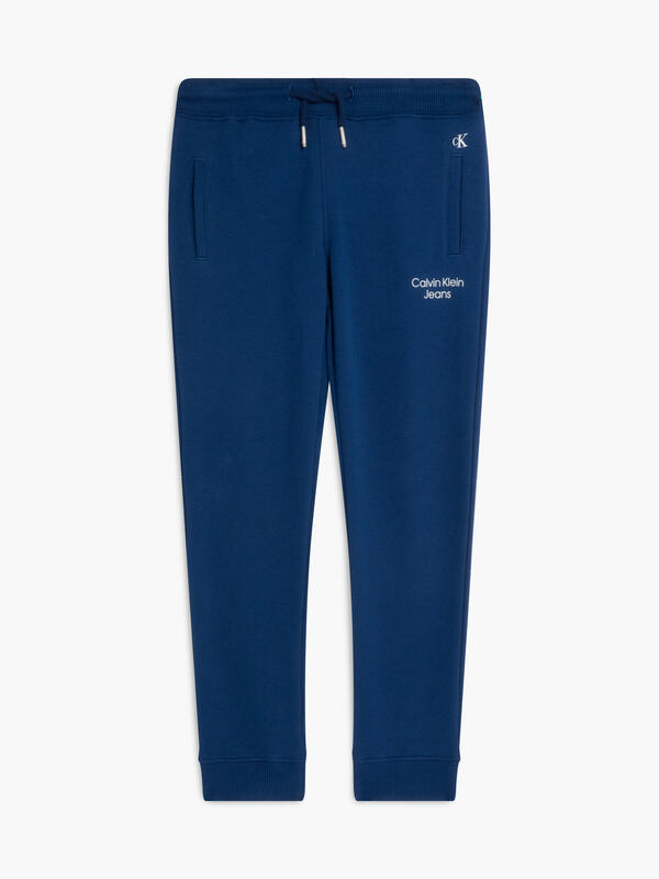 Calvin Klein CKJ STACK LOGO SWEAT Erkek Mavi Eşofman Altı