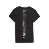 Puma RUN FAVORITES GRAPHIC TEE W Siyah Kadın T-Shirt