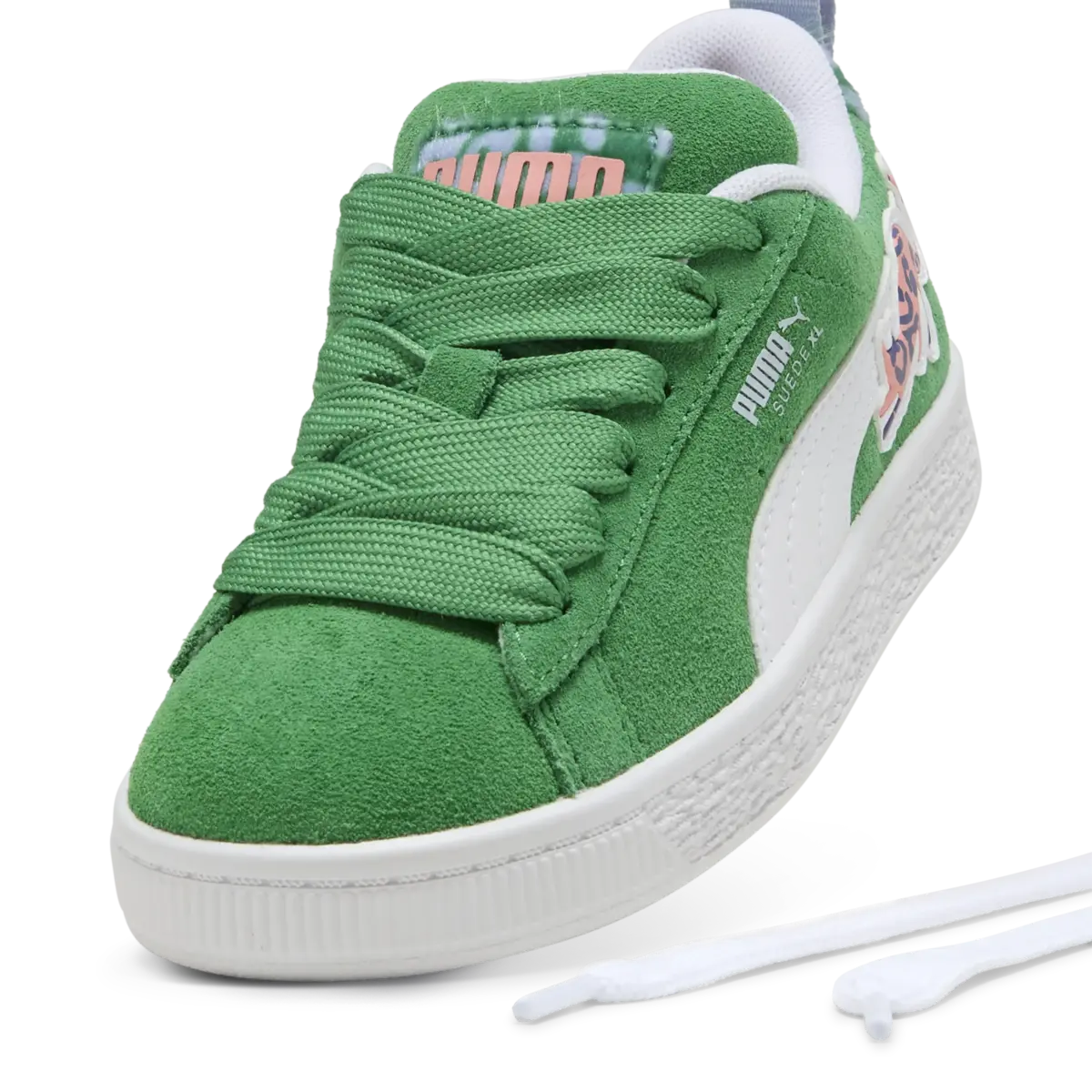 Puma Suede XL Cats Club PS Yeşil Çocuk Spor Ayakkabı
