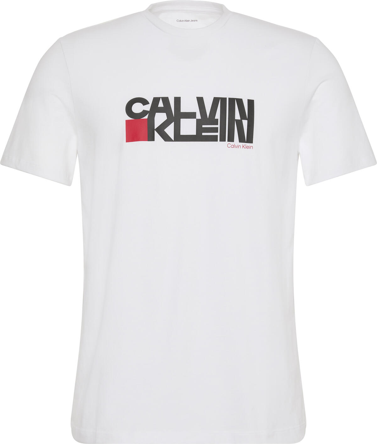 Calvin Klein SS 30s EU CK REDBOX GRAPHIC TEE Beyaz Erkek T-Shirt Calvin Klein SS 30s EU CK REDBOX GRAPHIC TEE Beyaz Erkek T-Shirt