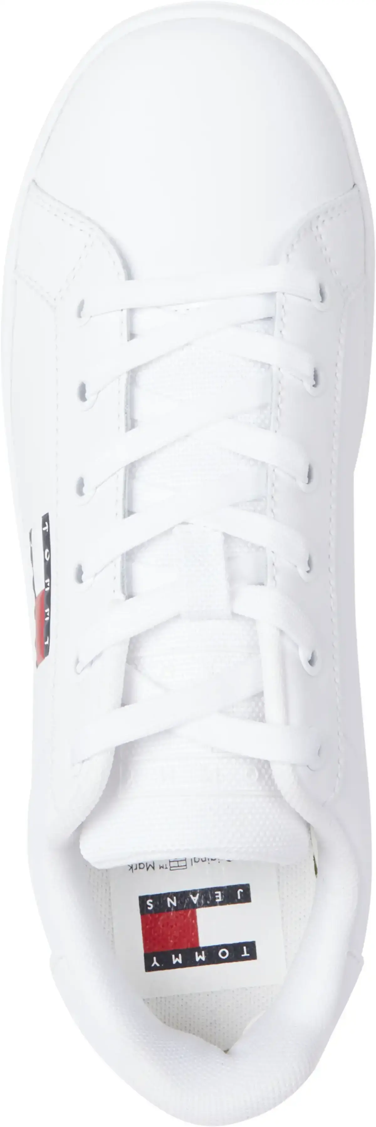 Tommy Hilfiger TJW FLATFORM ESS, YBS Beyaz Kadın Spor Ayakkabı & Sneaker