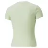 Puma Classics Ribbed Slim Tee Yeşil Kadın T-Shirt