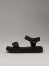 Calvin Klein SANDAL VELCRO WEBBIN, 0GJ Siyah Kadın Terlik