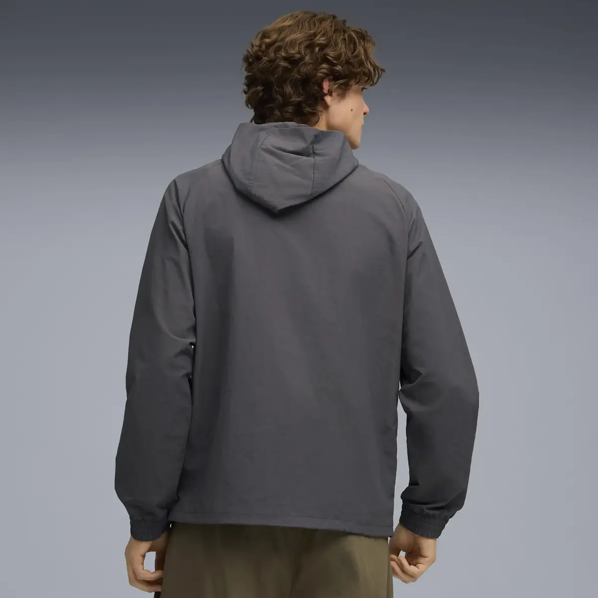 Puma PUMATECH Woven Jacket Gri Erkek Fermuarlı Ceket